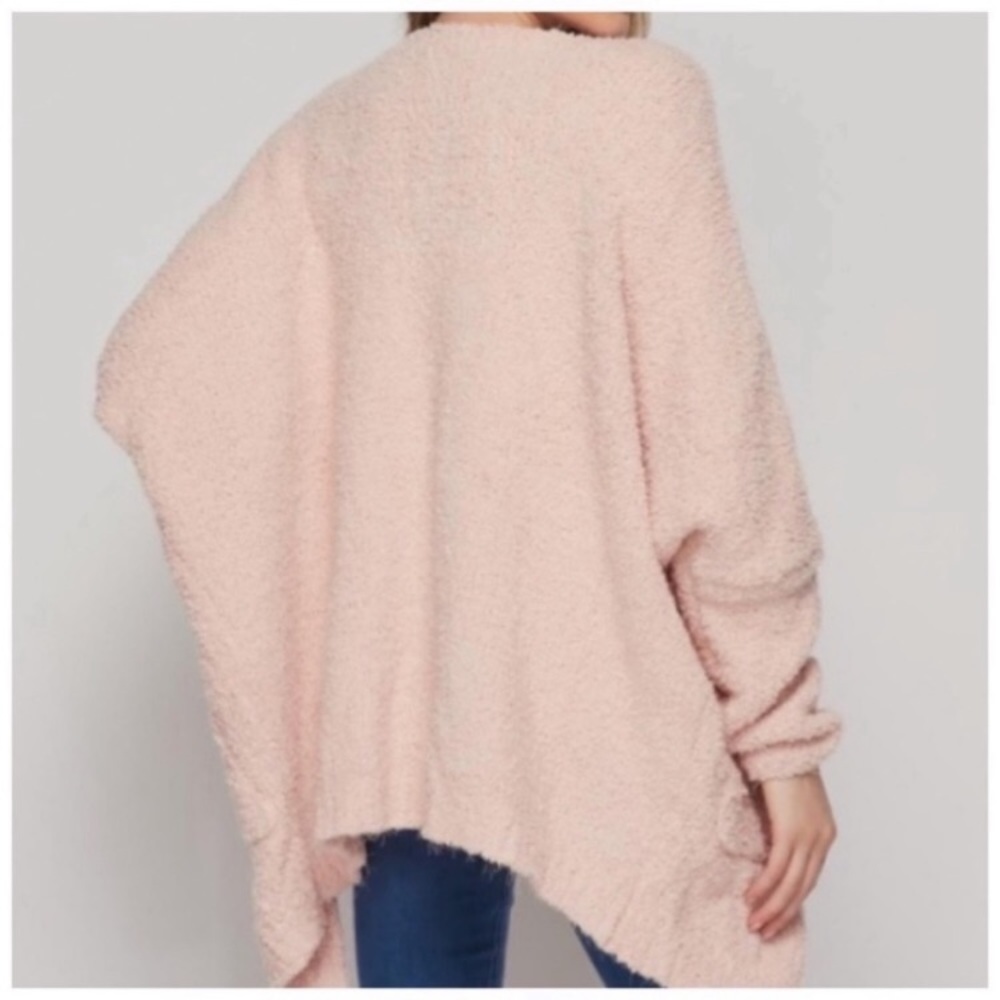 ❤️Light pink soft fleece cardigan sweater - Picture 2 of 2